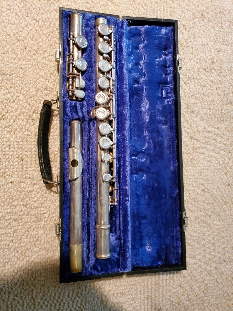 $65 DeFord Flute silver plated De Ford