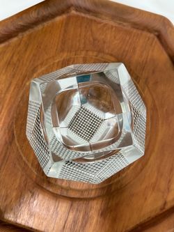 Vintage Diamond Shaped Bowl attributed to Flavio Poli for Seguso
