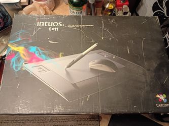 Wacom Intuos3 6x11 graphics tablet. 
This professional pen tablet is designed for serious photographers, designers, and artists. 
