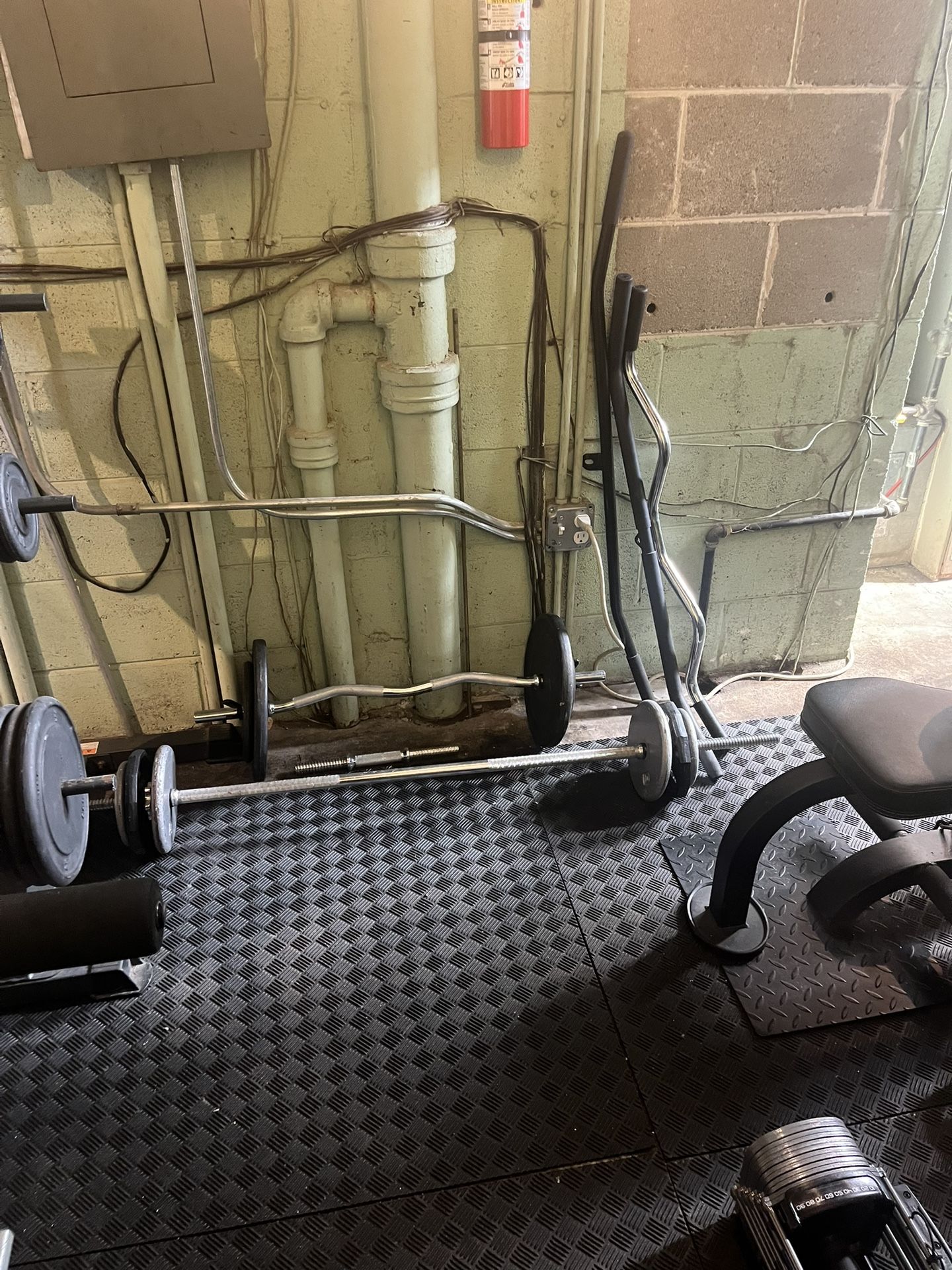 1 Inch Curl Bars And Plates