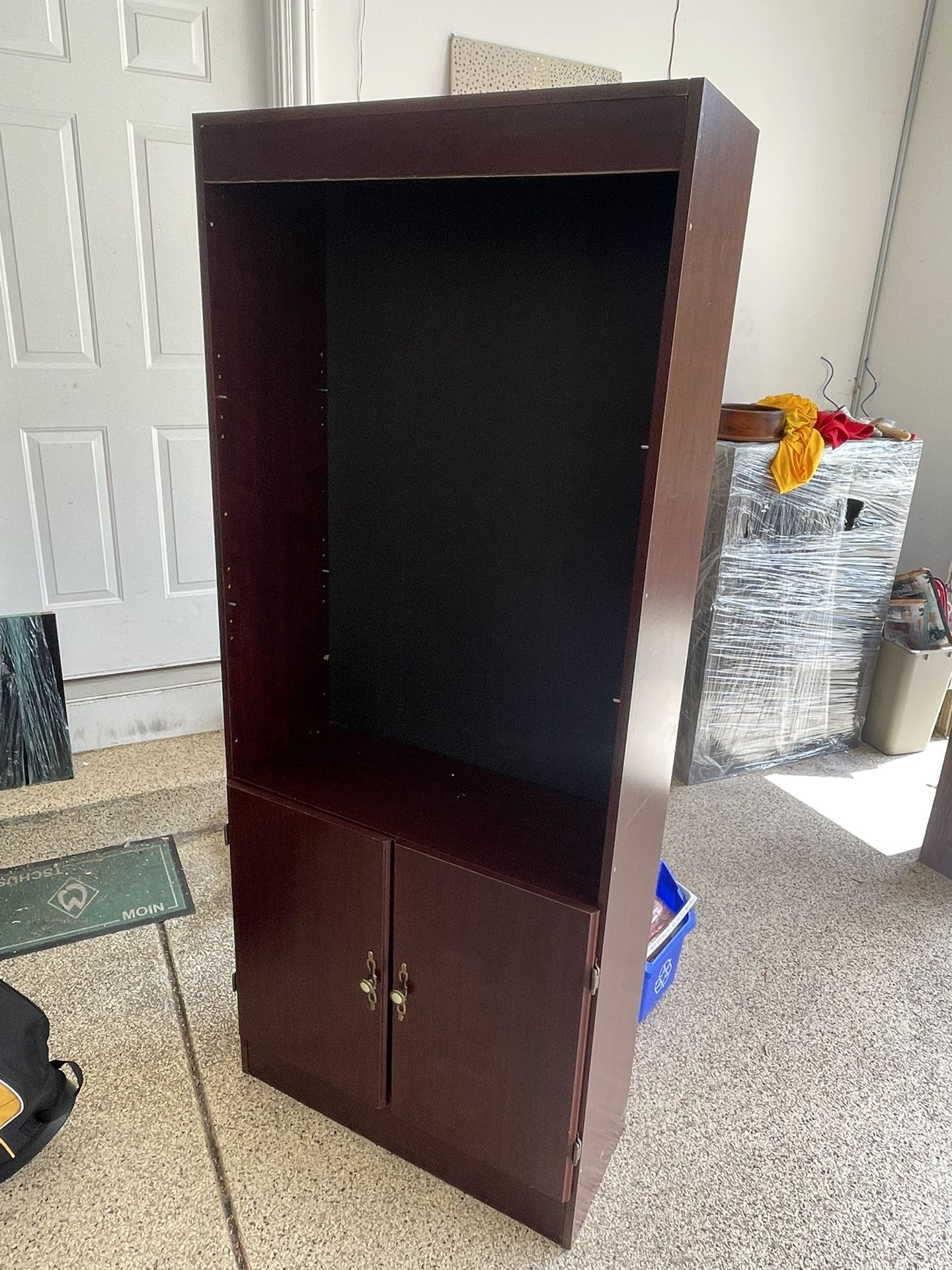 Cherry Bookshelves / Storage Cabinets – Set of 2