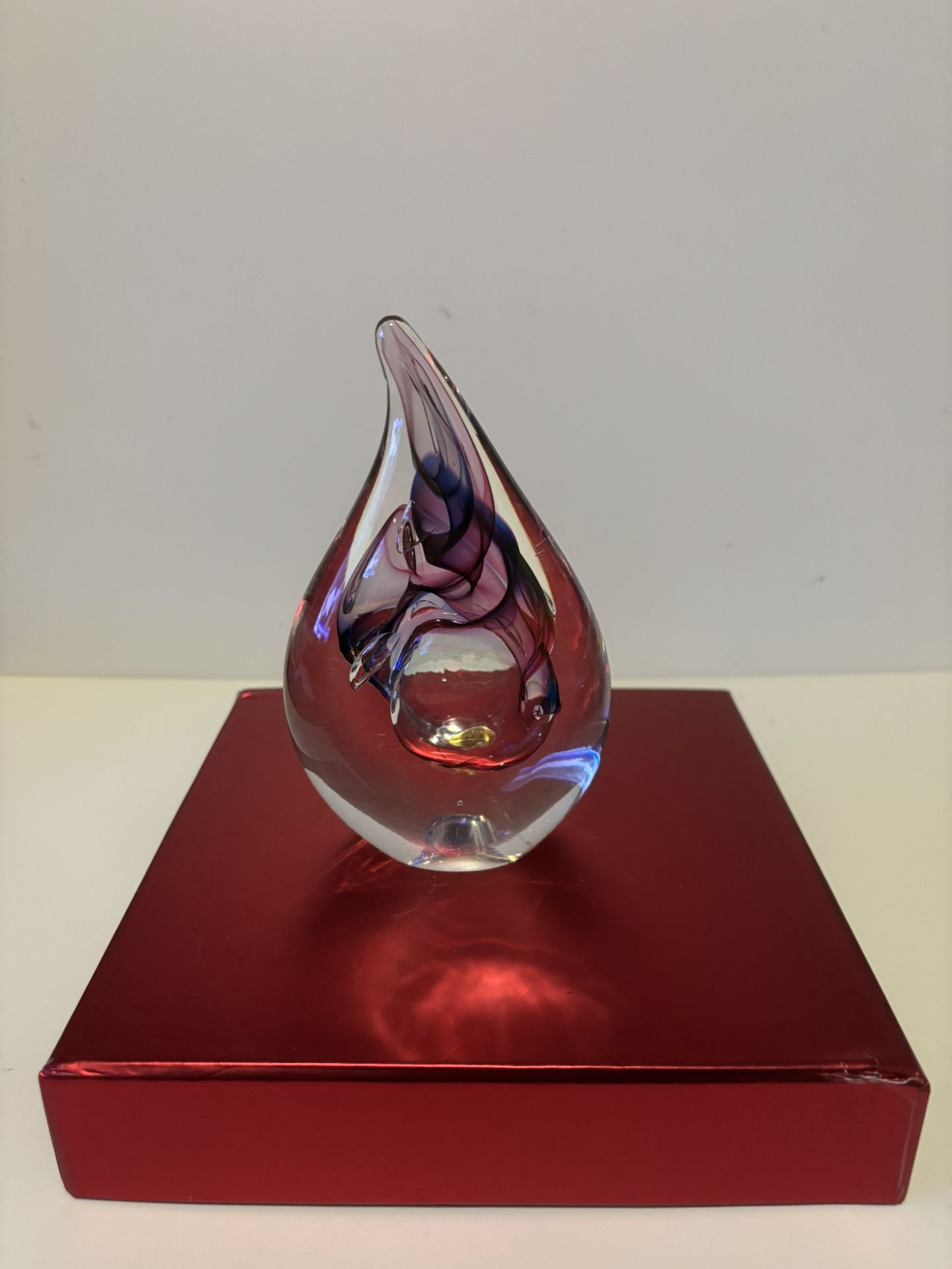 Adam JABLONSKI Crystal Art Glass Paperweight