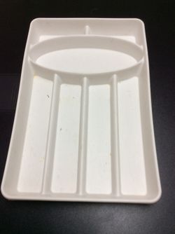Utility drawer silverware drawer tray