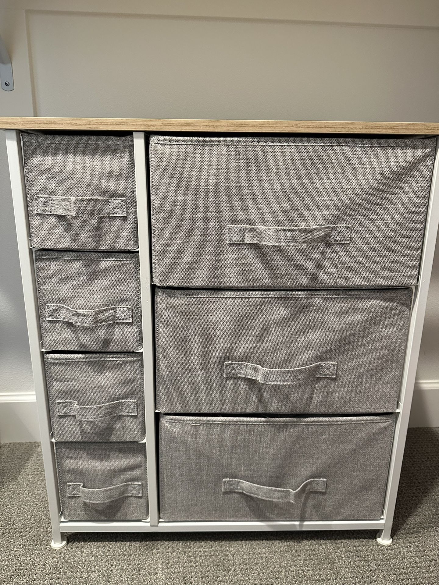 7-Drawer Storage Cabinet Unit