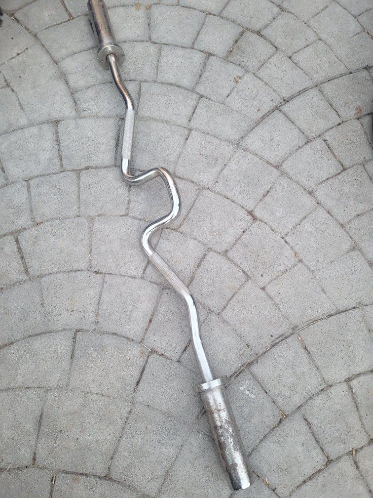 Olympic curl bar