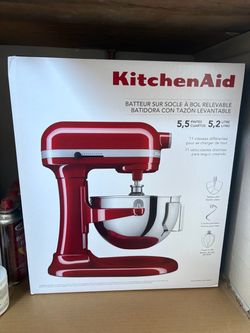 Brand New KITCHENAID® 5.5 QUART BOWL-LIFT STAND MIXER - EMPIRE RED