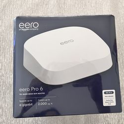 Brand New Sealed Eero Pro 6 WiFi 6 Router (1-Pack)