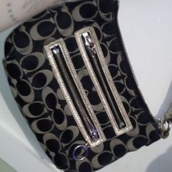 2 Coach Shoulder Bags Colorful And Black and Gold