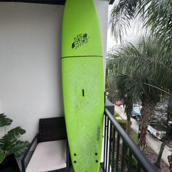 9’0 longboard Wave Bandit EZ Rider Surfboard With Fins And Leash 