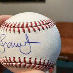 Andruw Jones JSA signed Baseball