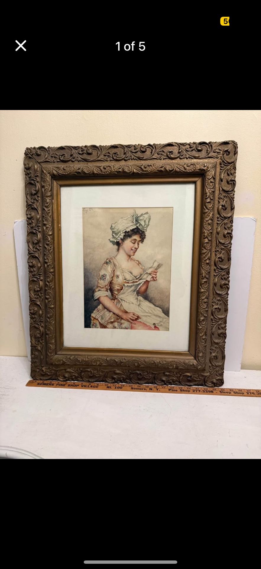 Vintage Ornate Frame
