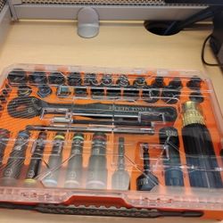 Klein Tools   Passthrough In Impact Rated SAE And. Metric. Socket And Screwdriver. Set