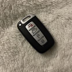 Hyundai OEM 4 Button Key Fob with Uncut Key Blade