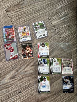 Baseball cards football cards