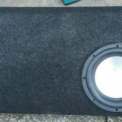 Eclipse titanium 10" woofer in ported truck box