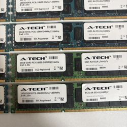 A-Tech 192GB (12x16GB) 2Rx4 PC3L-10600
