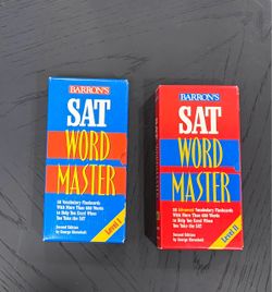 Barron's SAT Word Master Flashcards Level I & II