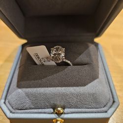 4.25 Carat Engagement Ring Lab Diamond IGI CERTIFIED