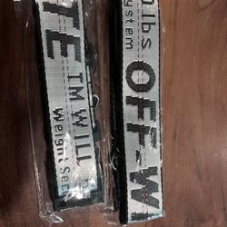 Off White Brand Dog Leash And Collar Sets 