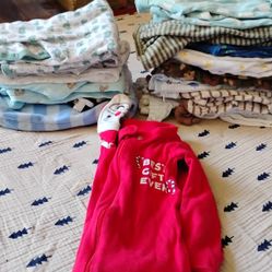 Huge Bag Of Baby Boy Clothing Size NB Mostly 