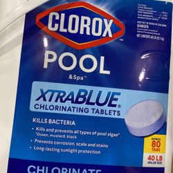 Clorox Pool & Spa Xtra Blue  3” Chlorinating Tabs