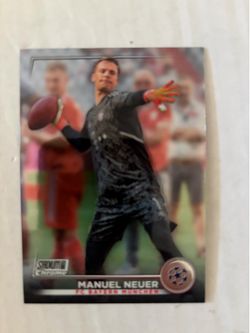 ERROR Topps Stadium Club Chrome Manuel Neuer #1 Bayern Soccer.. Football