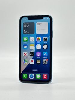 Unlocked Apple iPhone XR A1984 64GB Blue - Service Battery 68%