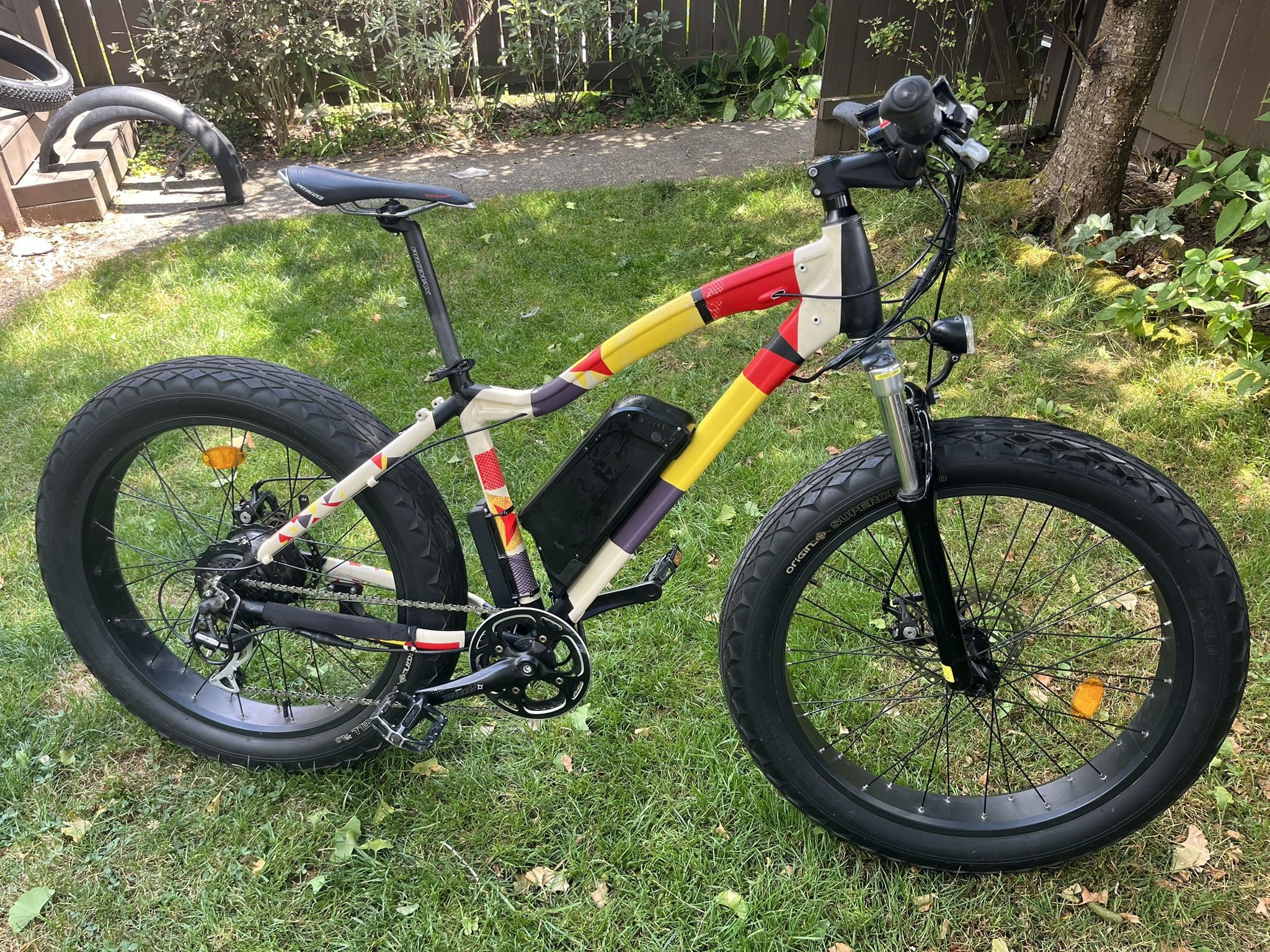 2018 RadRover Fat Tire Electric Bike – Custom Paint + Upgrades – Only 250 Miles on New Battery