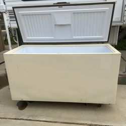 Free not working freezer for scrap metal Out Front By The Trashcan