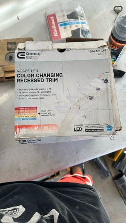 Color Changing Recessed Trim