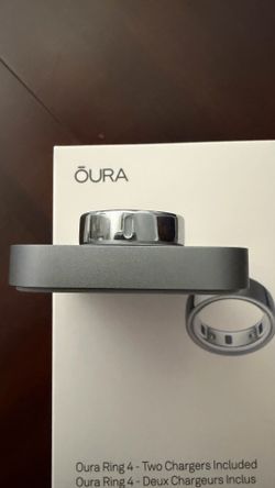 Oura Ring 4 - size 12 Silver