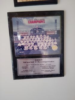 Chicago White Sox World Series Championship Plaque 