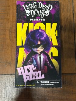 Living dead dolls kick ass hit girl doll new in box