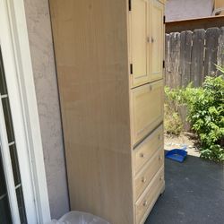 Cabinet With Secretary Desk