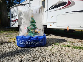 Let It Snow Christmas INFLATABLE Decoration 