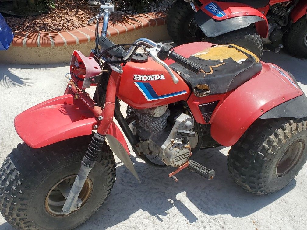 1983 honda atc 185s electric start and pull start