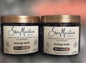 Shea Moisture Jamaican Black Castor Oil Strong Hold Styling Gel 2-Pack