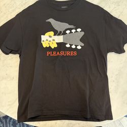 Pleasures Graphic T-Shirt – Black – Size XL