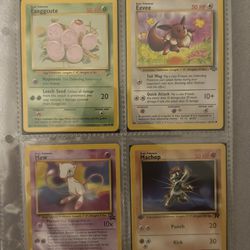 Pokemon Old Vintage All In Mint Condition 