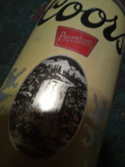 Vintage Coors beer can /Adolph Coors company- golden Colorado.