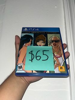 Rare PlayStation PS4 PS5 Video Game Grand Theft Auto GTA The Definitive Edition Trilogy