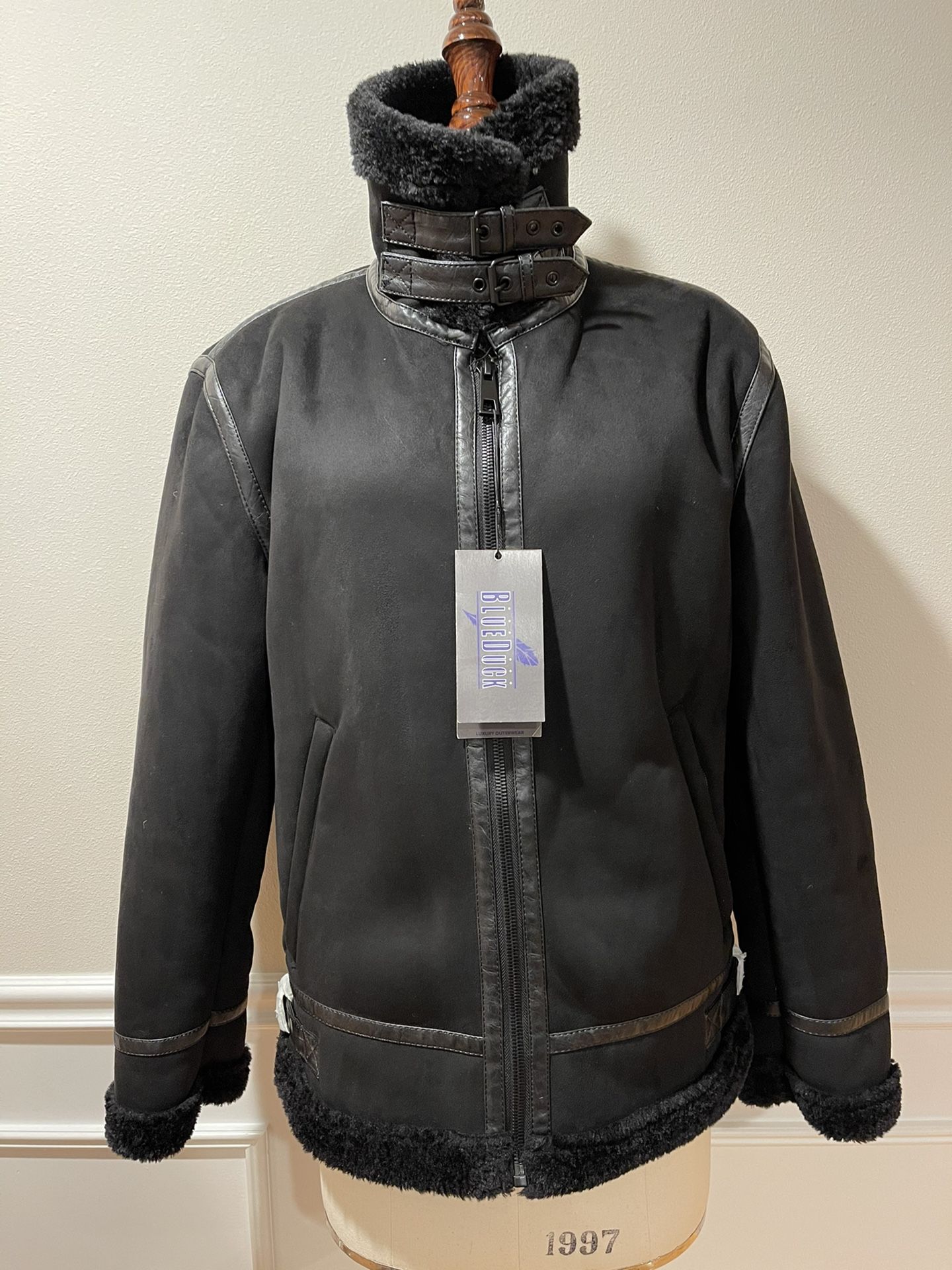 Blue Duck Suede/fur Jacket Mens