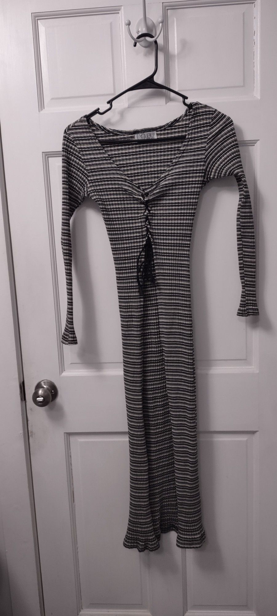 Vintage Long Cardigan Dress