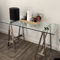 Glass Table Crate And Barrel 