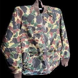  camo zip up double sided
