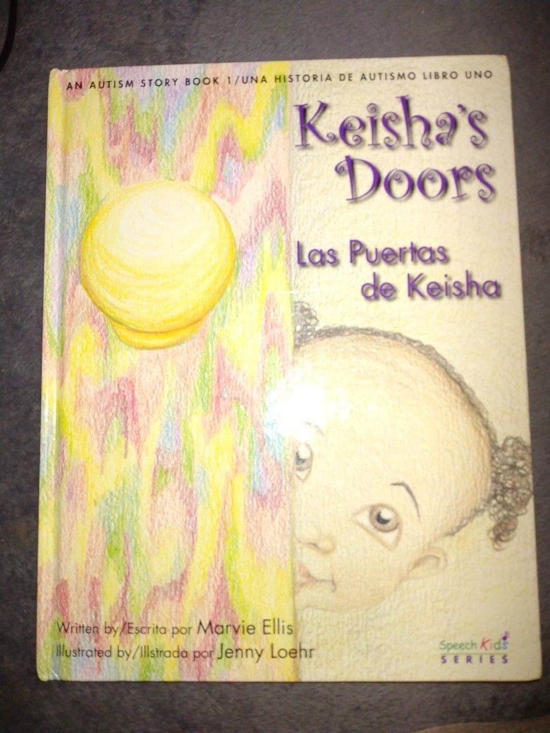 Keisha's Doors. English And Spanish Edition Hardback Book.