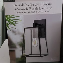 New With Box 20 Inch Becki Owen Light Fixture 
