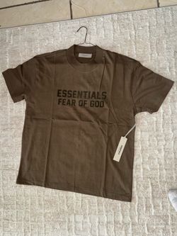 Essential Fear Of God Tee Wood