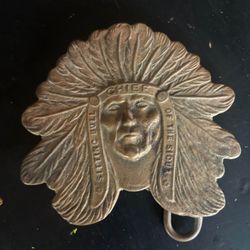 Vintage brass belt buckle