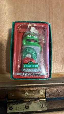 Sesame Street Oscar Ornament